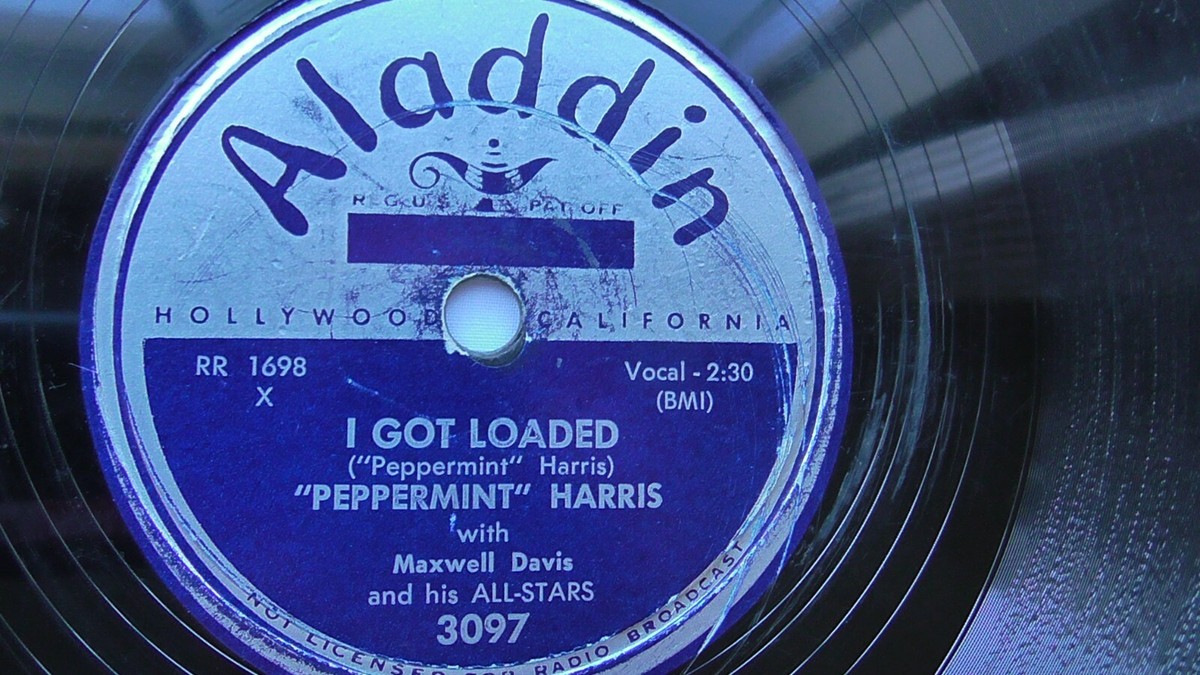 Peppermint Harris 78rpm 10-inch Single Aladdin Records #3097 I Got