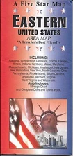 Road Map of Eastern United States, by Five Star Map