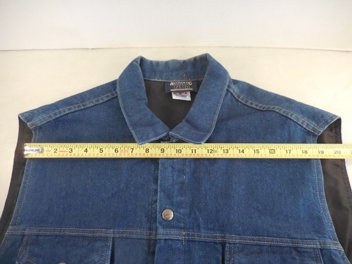 Gilet denim cotone tattico NRA Authentic Gear Nasconde Carry blu USA taglia XL - Foto 13 di 17