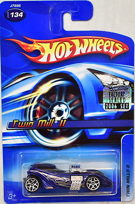 HOT WHEELS 2006 TWIN MILL II #134 BLUE FACTORY SEALED | eBay