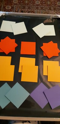 Origami Papier   100 Blatt  96cm quadratisch  5 Farben Kinder Basteln grün