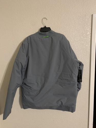 Nike Shield Oregon Ducks Cool Grey Bomber Jacket Men’s Size Large $200 - Picture 8 of 10