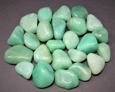 1 lb Green Aventurine Tumbled Stones: 'A' Grade Natural Polished, Bulk Lot