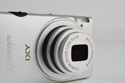 Near Mint]Canon IXY 220F Silver Digital Camera Optical 5x Zoom