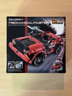 GMAOPHY Mechanical Master Bricks Remote Control Vehicles 2 In 1 Racing Car & SUV
