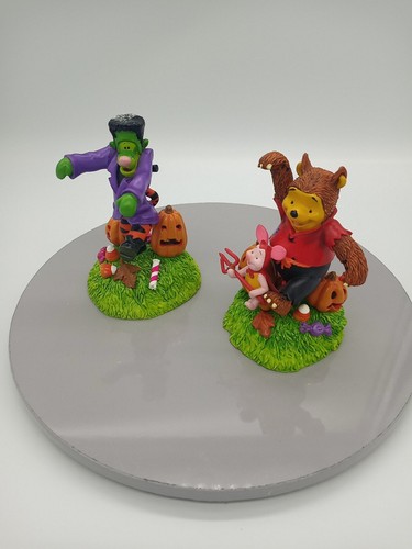 Disney Store Halloween Figuras Tigger Pooh Oso Hombre Lobo Lechón Sin Probar Raro