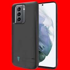 High Capacity 5000mA Backup Power Bank Battery Case for Samsung Galaxy S21 FE 5G