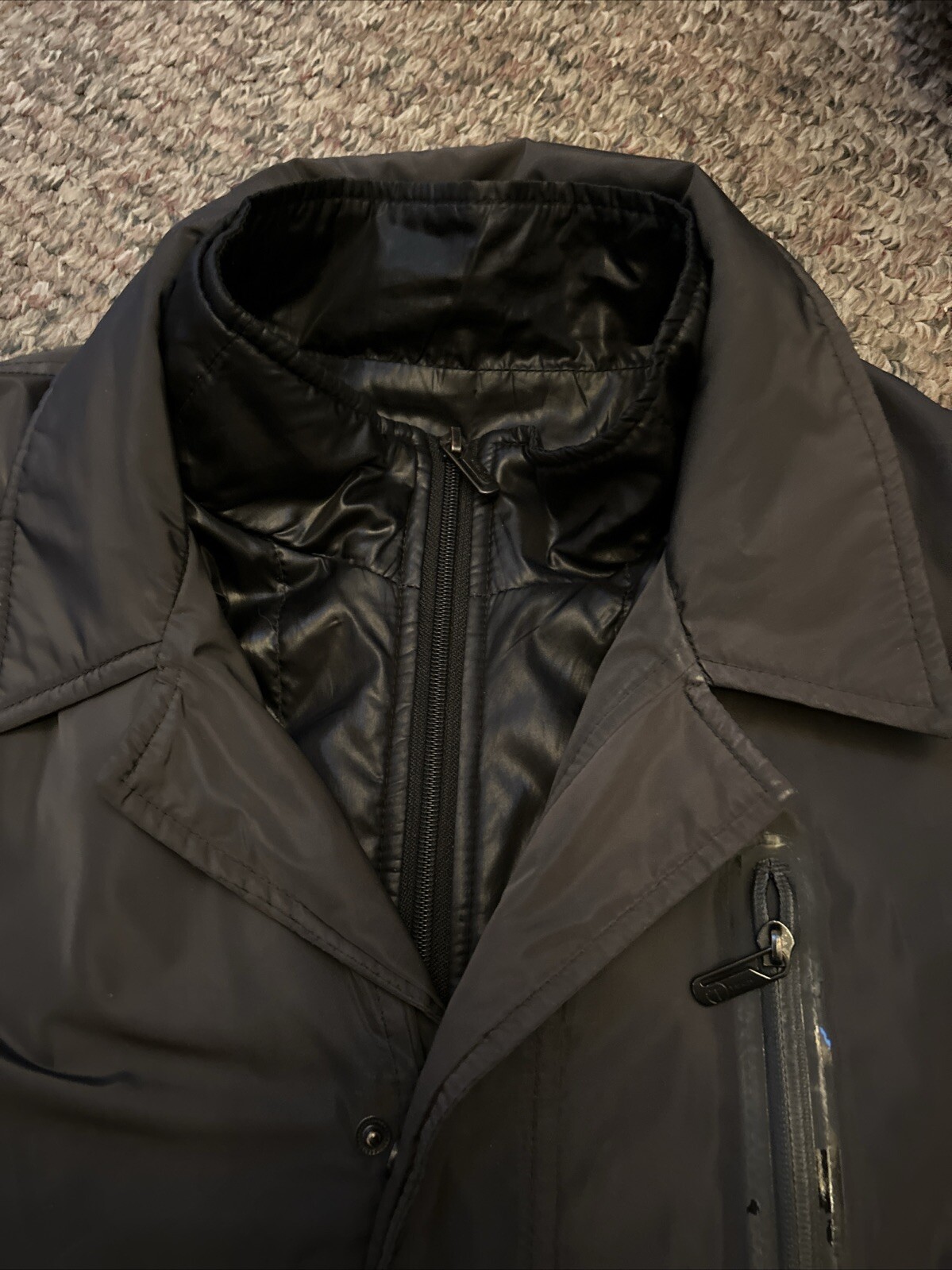 Tumi Tech Black Double Lined  Softshell Rain Jack… - image 4