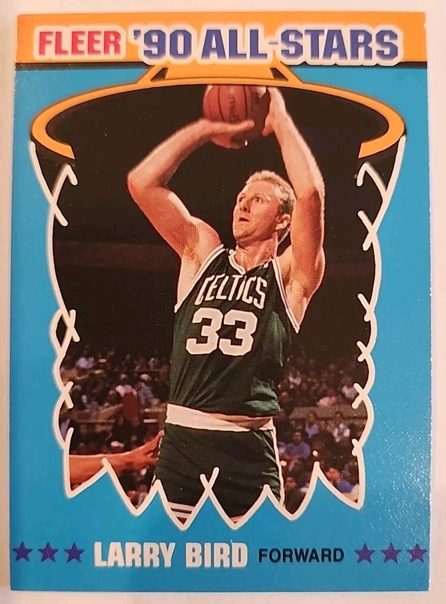 1990-91 Fleer All-Stars #2 Larry Bird Boston Celtics