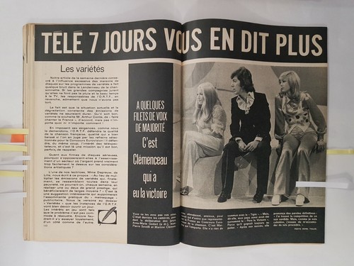 TELE 7 JOURS N°673 17/03/73 LE LURON CAUSSIMON JAMET COSTA-GAVRAS S.EGGAR ZAPPY - Picture 11 of 12