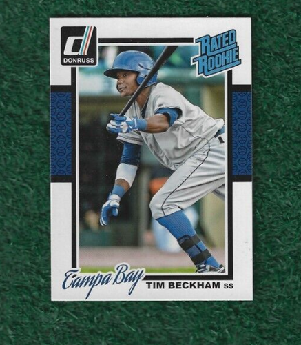 TIM BECKHAM - 2014 DONRUSS - ROOKIE CARD # 40 - TAMPA BAY RAYS - MLB - Picture 1 of 2