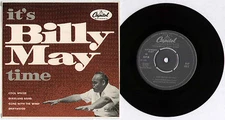 BILLY MAY~IT'S BILLY MAY TIME~1956 UK 4-TRACK MONO VINYL 7" EP~CAPITOL EAP 1013