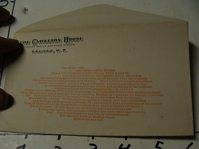 Vintage Travel Paper:the Carleton House envelope V. Early