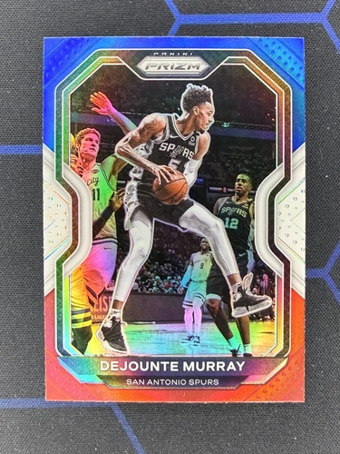 2020-21 Panini Prizm Dejounte Murray #153 Red White Blue Silver Prizm