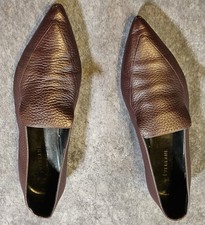 Everlane Boss Flat Burgandy SlipOn Women SZ 8, Workwear,Career,Minimalist,Staple