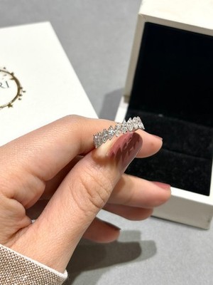 14K Weißgold Marquise Form Lab Grown Diamant Ring 1,2ct G-H VVS-VS zertifiziert