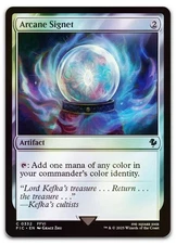 Arcane Signet (0332) (Surge Foil) #332 (NM) Final Fantasy FIC Magic MTG