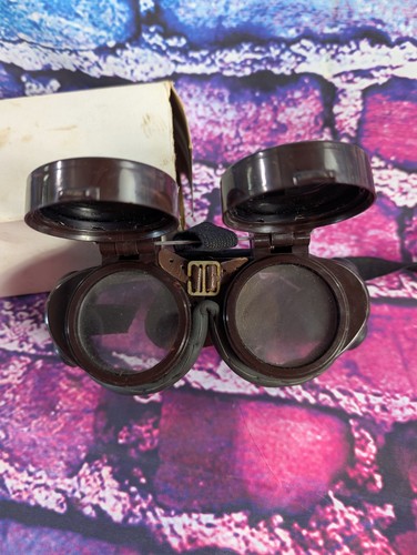 Willson Brown Flip - Weld Safety Goggles Glasses MADE IN USA STEAMPUNK - READ - Picture 2 of 10
