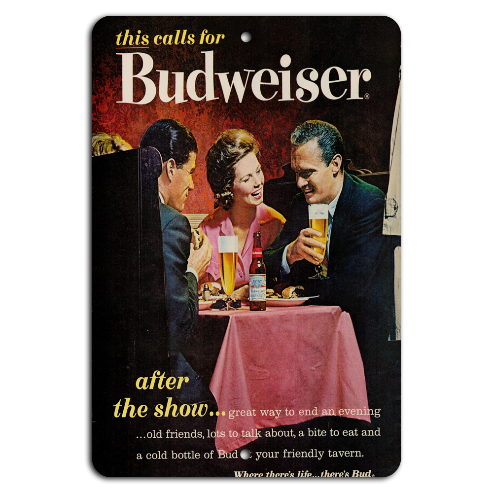 Vintage Budweiser Neon Bar Sign Perfect for Post-Show Celebrations