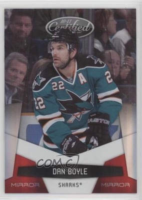 2010-11 Certified Mirror Red 50/250 Dan Boyle #122 0t2