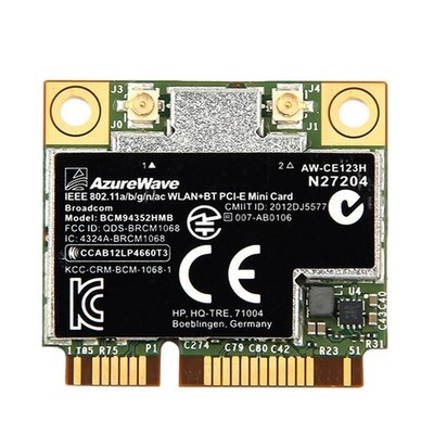 【BOM】速達 HP 724935-001 WLAN Broadcom Bcm4352 802.11ac 2x2 Wi-fi and
