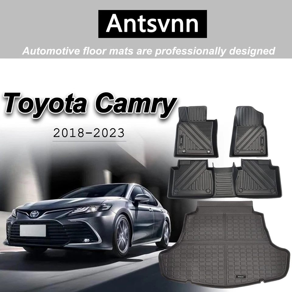 Alfombrillas de carga aptas para Toyota Camry compatible con Toyota, 2018-2025  Foto 2 de 4