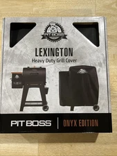 New - Pit Boss Lexington Heavy Duty Grill Cover Onyx Edition - Black - PN 73500