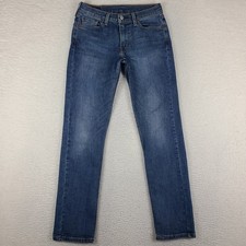 Levi's 511 Jeans Mens 28x32 Blue Slim Fit Dark Wash Waterless Denim
