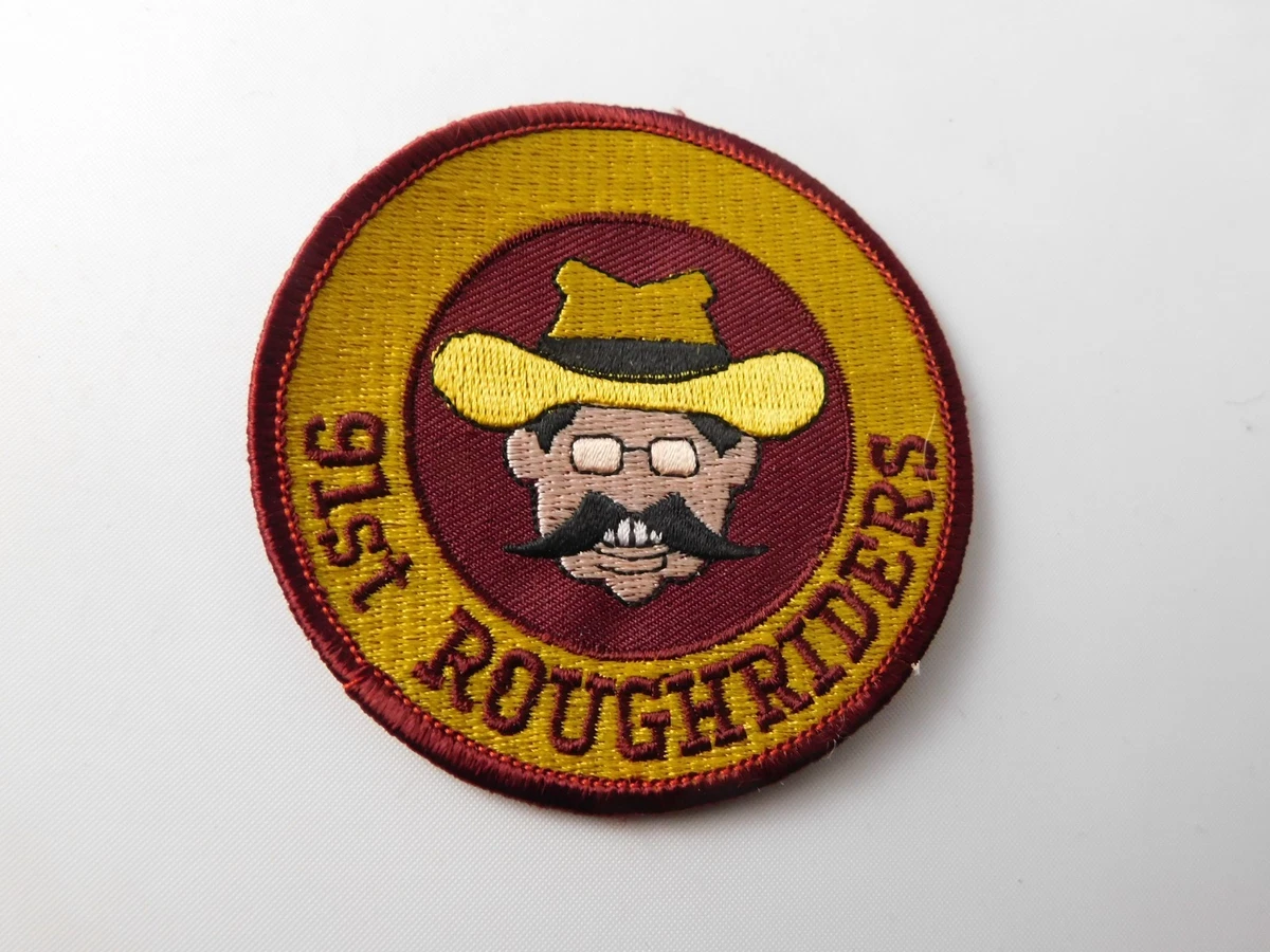 MILITARY PATCH 91ST ROUGHRIDERS MISSLE WING LAUNCH CONTROL CENTERS