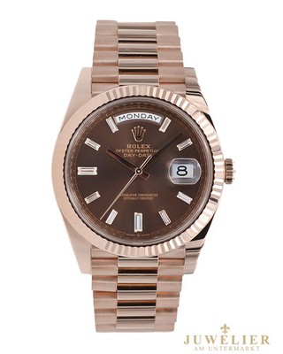 Rolex Day-Date 40 I Rosegold 18kt. I Diamond Dial I Box & Papers I 228235
