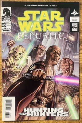 STAR WARS REPUBLIC 65 NM 1ST APP BARRISS OFFEE, LUMINARA & COMMANDER BLY 2004