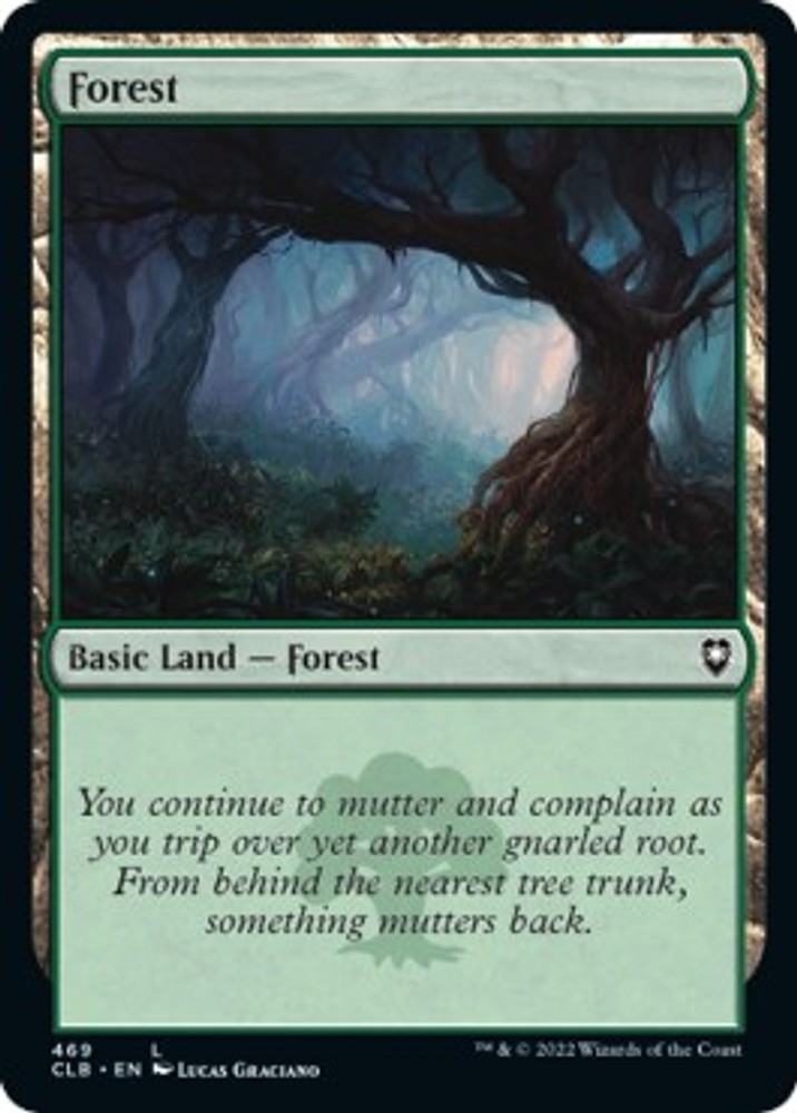 Forest - 469 - NM - Commander Legends: Battle for Baldur's Gate - MTG