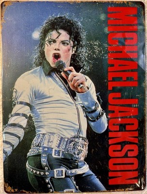 Tin Sign 12x16 Michael Jackson Five King Pop Singer Dancer Music Icon   #90
