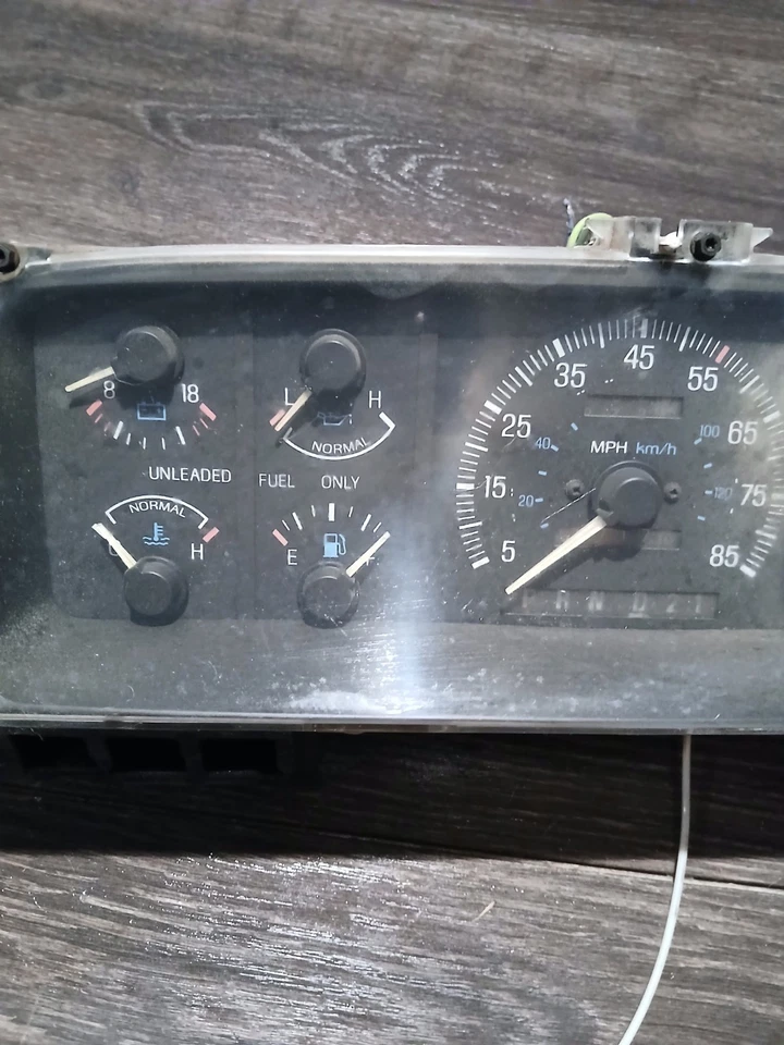 Cuadro de instrumentos Ford F150 F250 Bronco 1987-1991 velocímetro velocímetro gasolina OEM 95 k Foto 2 de 4