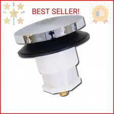 KISSLER  CO. INC Drain Stopper,Plastic,Chrome 58-7153 