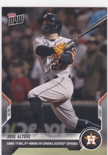 2021 Topps Now 988 Jose Altuve