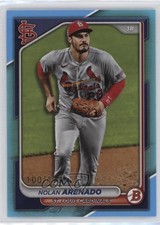 2024 Bowman Sky Blue Border 100/499 Nolan Arenado #47 19fv