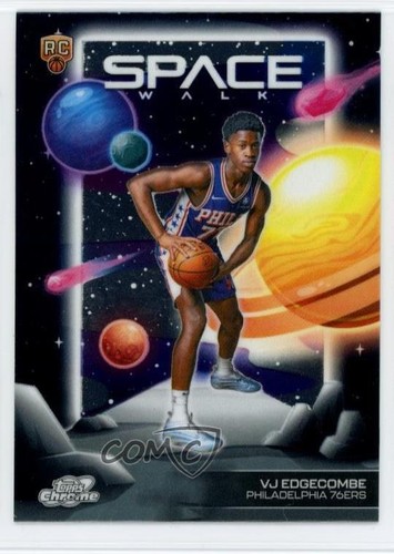 2025-26 Topps Cosmic Chrome Space Walk VJ Edgecombe #SW-14 Rookie RC