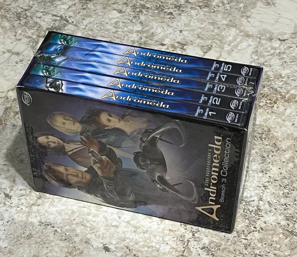 Andromeda Season 3 Collection DVD Box Set Brand New Sealed  - Image 2 of 4
