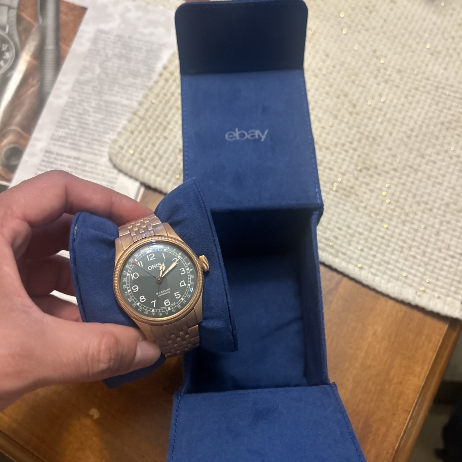 Oris Big Crown Pointer Date Automatic Bronze 40mm… - image 8