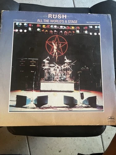 Rush All the World's a Stage 1976 LP Mercury SRM-2-7508