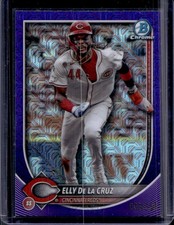 2025 Bowman Chrome Mega Box Elly De La Cruz Purple Refractor #/250 Reds