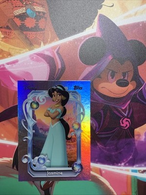 Jasmine 2025 Topps Disney Wonder Princess #156 Aladdin Foil