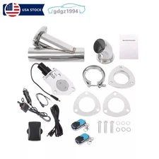 3'' 3inch Stainless Exhaust Dump Valve Control Motor Y Pipe Manual&Remote Switch