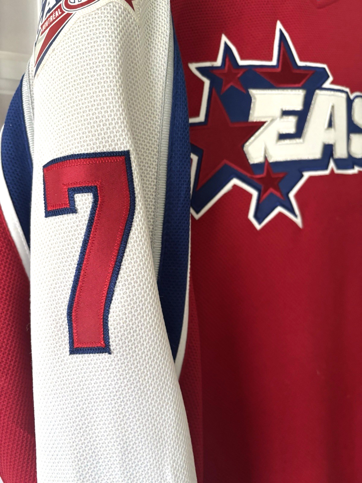 Reebok NHL Jeff Carter #7 All-Star Jersey Size Large Phila Flyers Montreal 2009