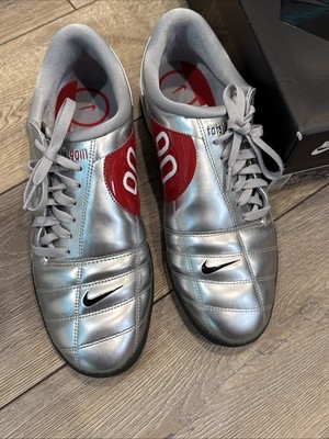Size 12 - Nike Total 90 3 III SP Indoor Soccer Metallic Silver T90