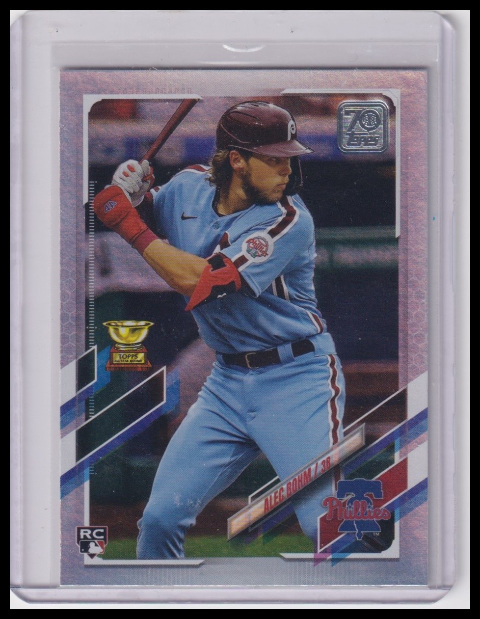 2021 Topps #277 Alec Bohm Rainbow Foil