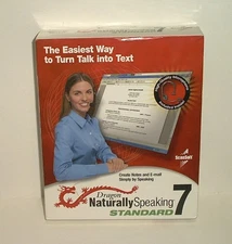 DRAGON Naturally Standard 7 Create Notes & E-mail Simply by Speaking Open Box