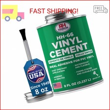 HH-66 Vinyl Cement, 8 oz. can - Vinyl Adhesive, Cement Glue, Repair Glue, Inflat