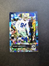 2025 Donruss Optic Randy Gregory 🔥  SSP Retro Ice #'d 31/55! Dallas Cowboys